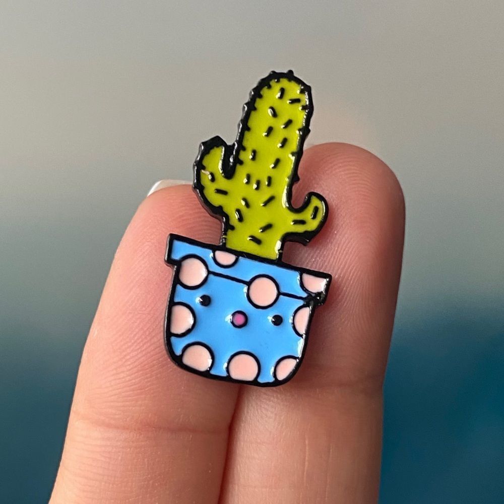 Cactus Slim Enamel Pin/ Brooch Lapel